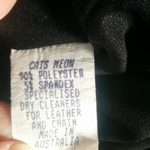 Natasha Gan Leather Chain Dress 10 - Picture 8 of 8